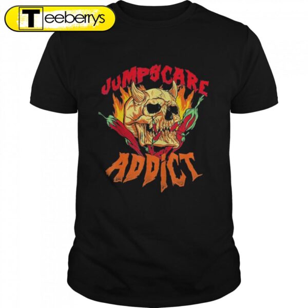 2024 Jumpscare Scary Horror Movies Addict s– Halloween T-Shirts