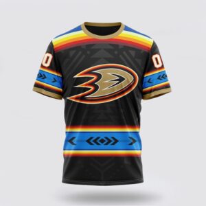 NHL Anaheim Ducks 3D T Shirt Special Native Heritage Design Unisex Tshirt 1