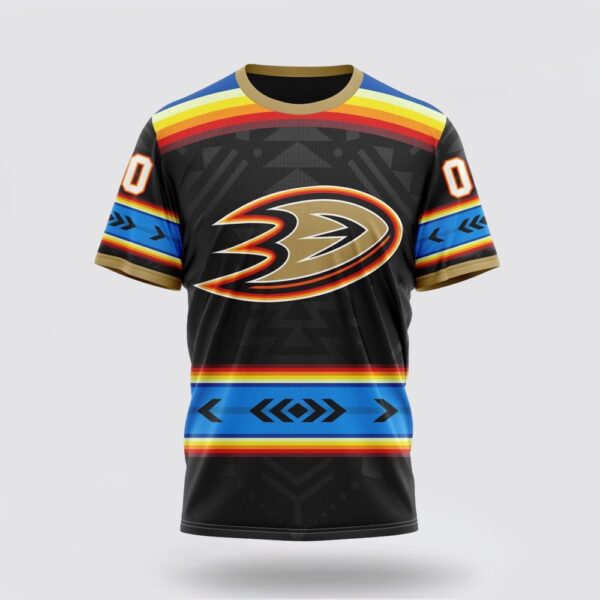 NHL Anaheim Ducks 3D T Shirt Special Native Heritage Design Unisex Tshirt