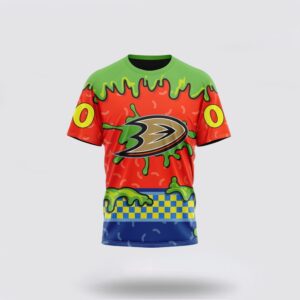 NHL Anaheim Ducks 3D T Shirt Special Nickelodeon Design Unisex Tshirt 1