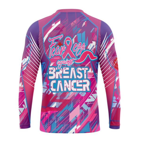 NHL Arizona Coyotes Crewneck Sweatshirt I Pink I CanFearless Again Breast Cancer Unisex Shirt