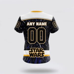 NHL Boston Bruins 3D T Shirt X Star Wars Meteor Shower Design Unisex Tshirt 2