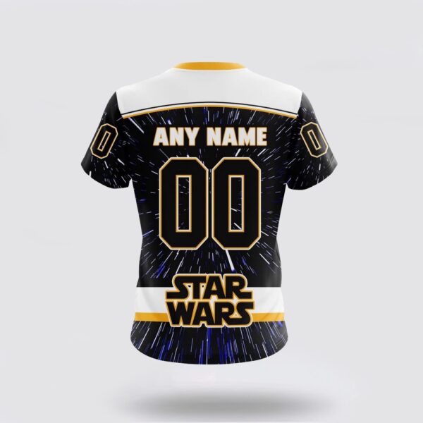 NHL Boston Bruins 3D T Shirt X Star Wars Meteor Shower Design Unisex Tshirt