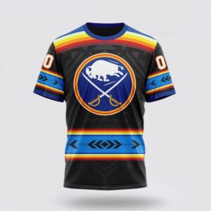 NHL Buffalo Sabres 3D T Shirt Special Native Heritage Design Unisex Tshirt 1
