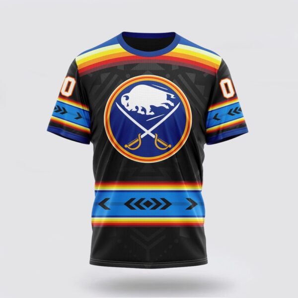 NHL Buffalo Sabres 3D T Shirt Special Native Heritage Design Unisex Tshirt