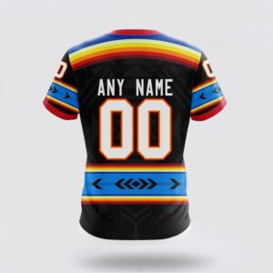 NHL Chicago Blackhawks 3D T Shirt Special Native Heritage Design Unisex Tshirt 2