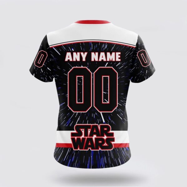 NHL Chicago Blackhawks 3D T Shirt X Star Wars Meteor Shower Design Unisex Tshirt