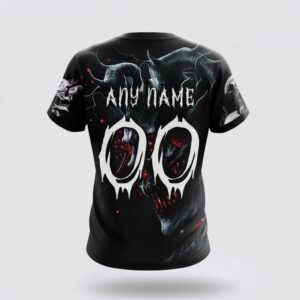 NHL Colorado Avalanche 3D T Shirt Special Skull Art Design Unisex Tshirt 2