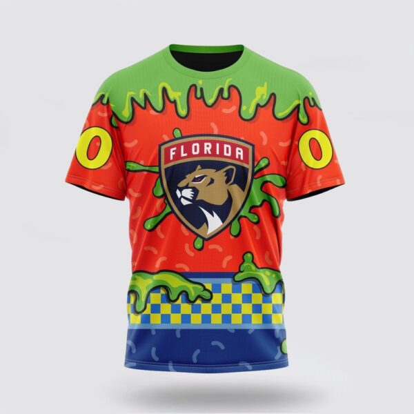 NHL Florida Panthers 3D T Shirt Special Nickelodeon Design Unisex Tshirt