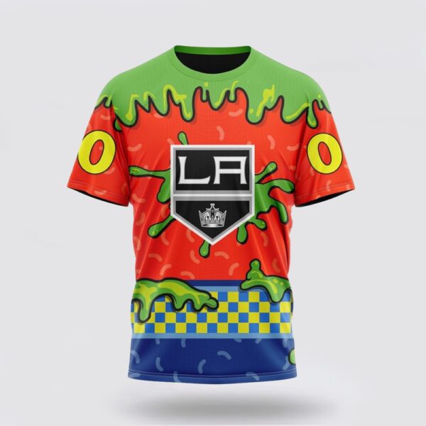 NHL Los Angeles Kings 3D T Shirt Special Nickelodeon Design Unisex Tshirt