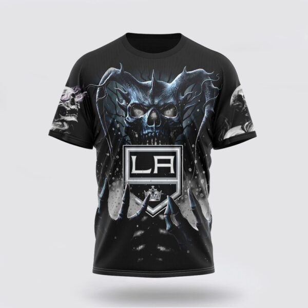 NHL Los Angeles Kings 3D T Shirt Special Skull Art Design Unisex Tshirt