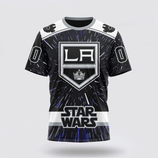 NHL Los Angeles Kings 3D T Shirt X Star Wars Meteor Shower Design Unisex Tshirt