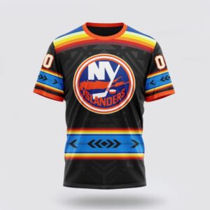 NHL New York Islanders 3D T Shirt Special Native Heritage Design Unisex Tshirt 1