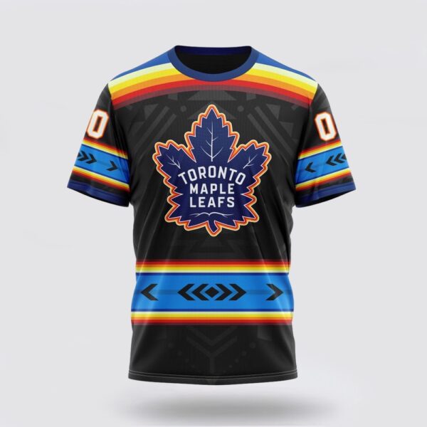 NHL Toronto Maple Leafs 3D T Shirt Special Native Heritage Design Unisex Tshirt