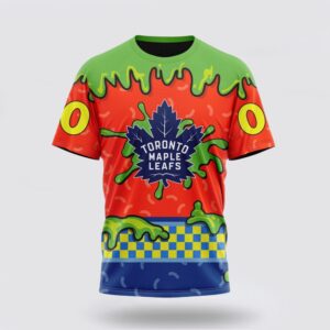 NHL Toronto Maple Leafs 3D T Shirt Special Nickelodeon Design Unisex Tshirt 1