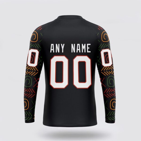 Personalized NHL Anaheim Ducks Crewneck Sweatshirt Special Design For Black History Month