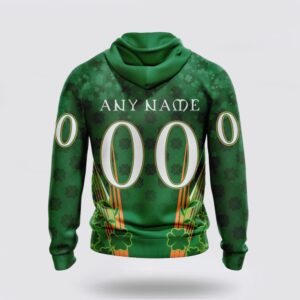 Personalized NHL Anaheim Ducks Hoodie Full Green Design For St Patricks Day 3D Hoodie 3 1