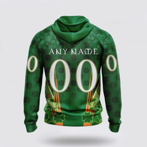 Personalized NHL Anaheim Ducks Hoodie Full Green Design For St Patrick’s Day 3D Hoodie