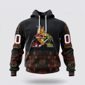 Personalized NHL Arizona Coyotes Hoodie Special Design For Black History Month 3D Hoodie 2 1