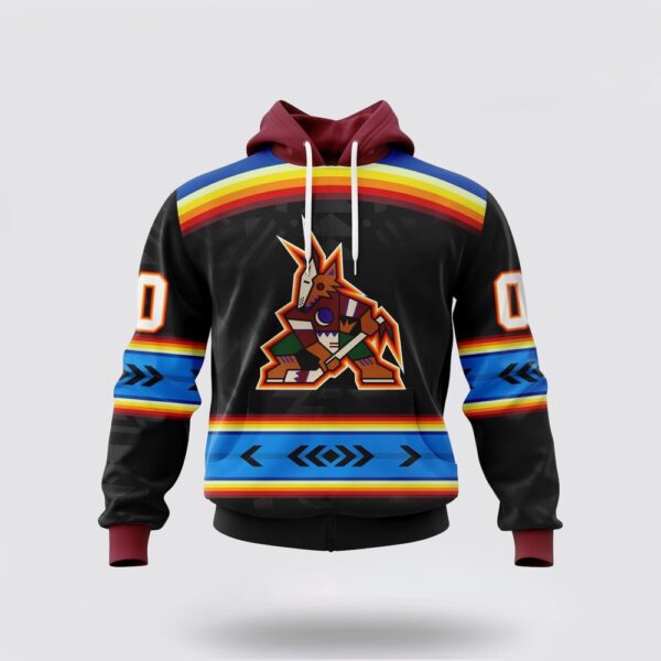 Personalized NHL Arizona Coyotes Hoodie Special Native Heritage Design 3D Hoodie