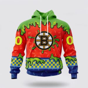 Personalized NHL Boston Bruins Hoodie Special Nickelodeon Design 3D Hoodie 1 1