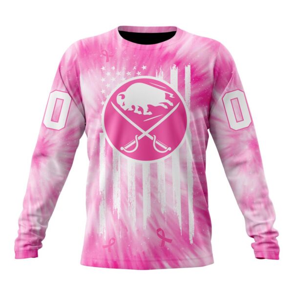 Personalized NHL Buffalo Sabres Crewneck Sweatshirt Special Pink Tie Dye Unisex Shirt