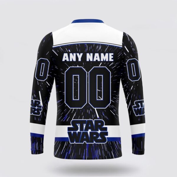 Personalized NHL Buffalo Sabres Crewneck Sweatshirt X Star Wars Meteor Shower Design