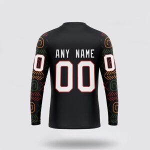 Personalized NHL Calgary Flames Crewneck Sweatshirt Special Design For Black History Month 2