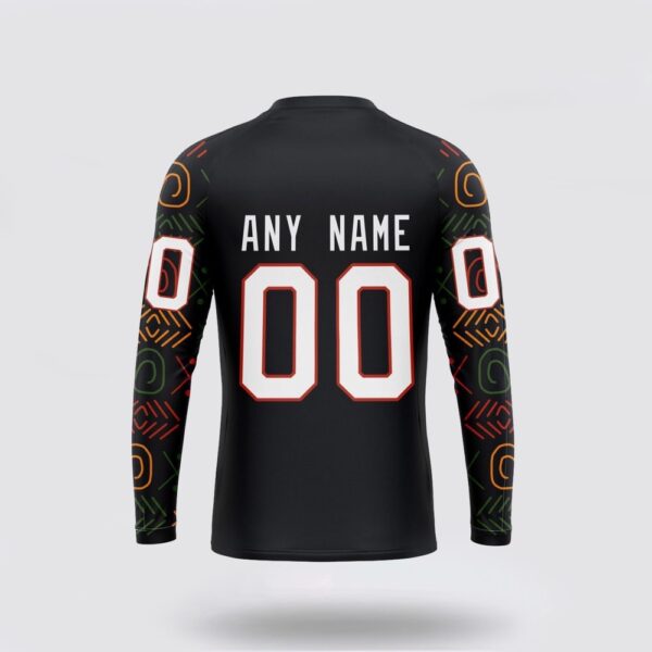 Personalized NHL Calgary Flames Crewneck Sweatshirt Special Design For Black History Month