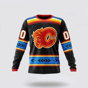 Personalized NHL Calgary Flames Crewneck…