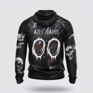 Personalized NHL Calgary Flames Hoodie Special Skull Art Design 3D Hoodie 2 1