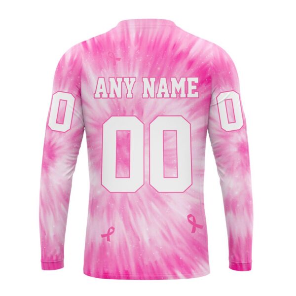 Personalized NHL Carolina Hurricanes Crewneck Sweatshirt Special Pink Tie Dye Unisex Shirt