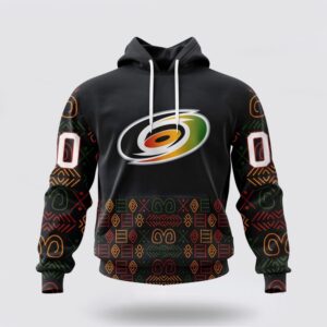 Personalized NHL Carolina Hurricanes Hoodie Special Design For Black History Month 3D Hoodie 2 1