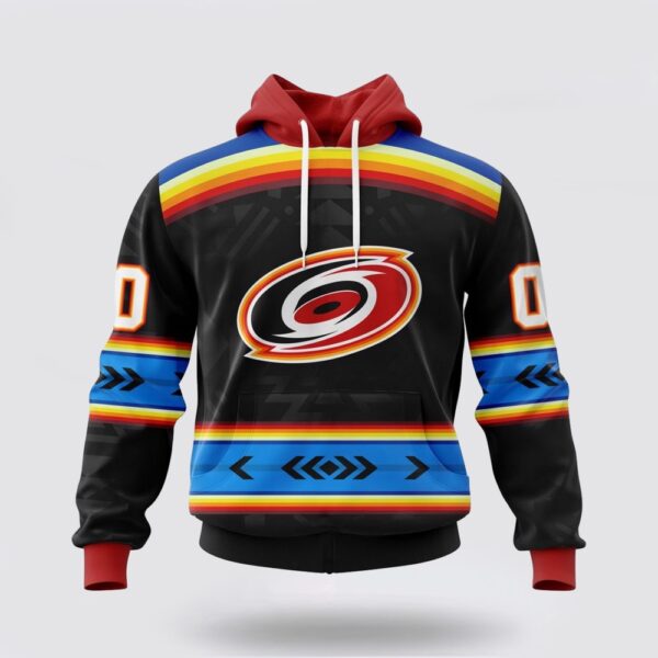 Personalized NHL Carolina Hurricanes Hoodie Special Native Heritage Design 3D Hoodie