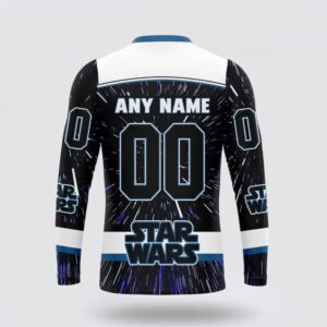 Personalized NHL Colorado Avalanche Crewneck Sweatshirt X Star Wars Meteor Shower Design 2