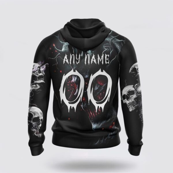 Personalized NHL Colorado Avalanche Hoodie Special Skull Art Design 3D Hoodie