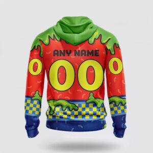 Personalized NHL Columbus Blue Jackets Hoodie Special Nickelodeon Design 3D Hoodie 2 1