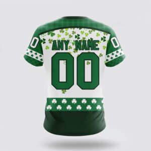 Personalized NHL Dallas Stars 3D T Shirt Special Design For St Patrick Day Unisex Tshirt 2