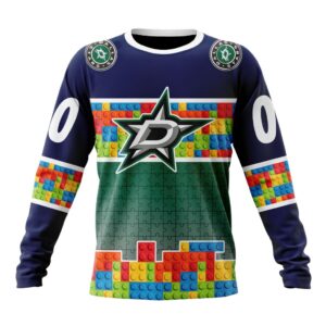 Personalized NHL Dallas Stars Crewneck…