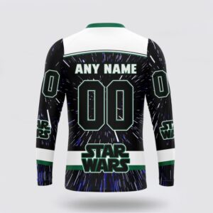 Personalized NHL Dallas Stars Crewneck Sweatshirt X Star Wars Meteor Shower Design 2