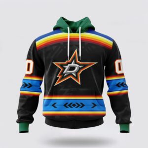 Personalized NHL Dallas Stars Hoodie Special Native Heritage Design 3D Hoodie 1 1