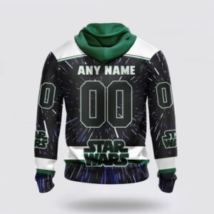 Personalized NHL Dallas Stars Hoodie X Star Wars Meteor Shower Design 3D Hoodie 2 1