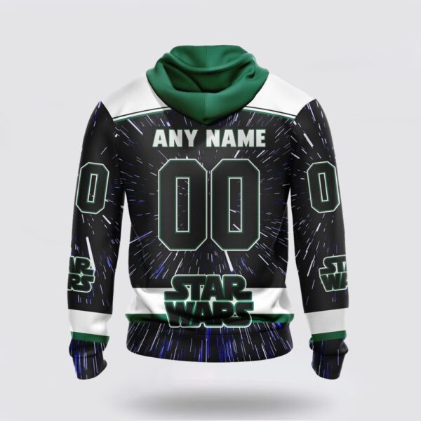 Personalized NHL Dallas Stars Hoodie X Star Wars Meteor Shower Design 3D Hoodie