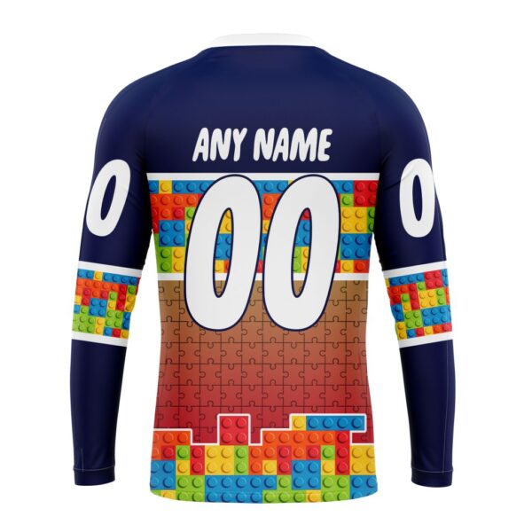 Personalized NHL Florida Panthers Crewneck Sweatshirt Autism Awareness Design