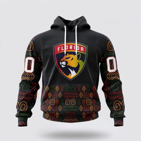 Personalized NHL Florida Panthers Hoodie Special Design For Black History Month 3D Hoodie