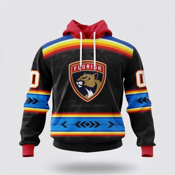 Personalized NHL Florida Panthers Hoodie Special Native Heritage Design 3D Hoodie