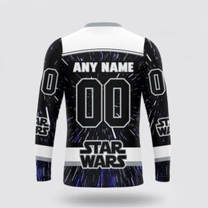Personalized NHL Los Angeles Kings Crewneck Sweatshirt X Star Wars Meteor Shower Design 2