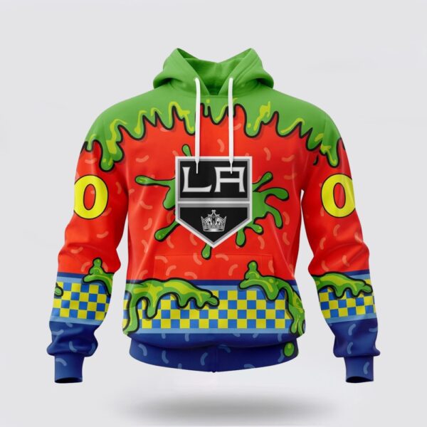 Personalized NHL Los Angeles Kings Hoodie Special Nickelodeon Design 3D Hoodie