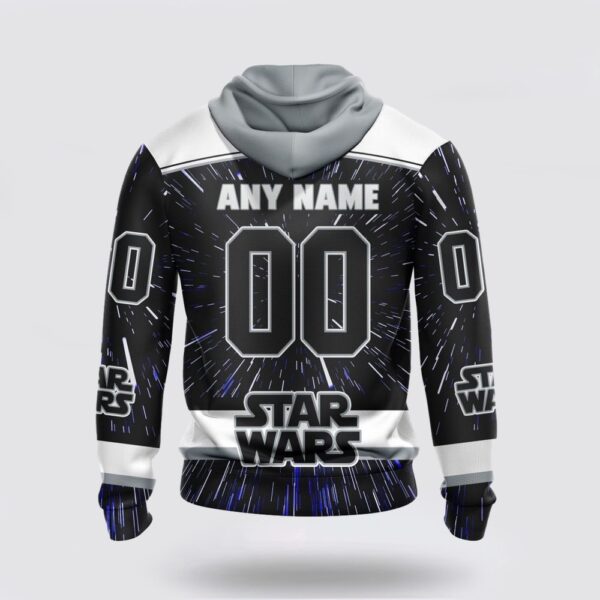 Personalized NHL Los Angeles Kings Hoodie X Star Wars Meteor Shower Design 3D Hoodie