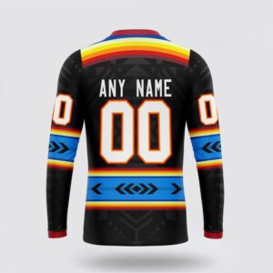 Personalized NHL Montreal Canadiens Crewneck Sweatshirt Special Native Heritage Design 2